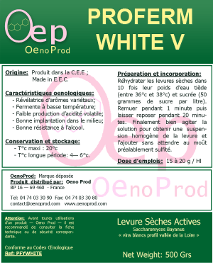 PROFERM WHITE V